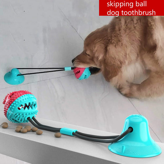 Pet Dog Toys Silicon Suction Cup Tug