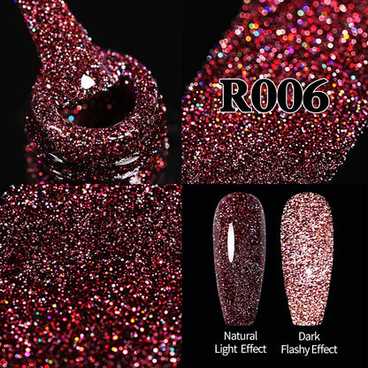 Beauty Sparkling Gel Nail Polish Reflective Glitter Nail Gel