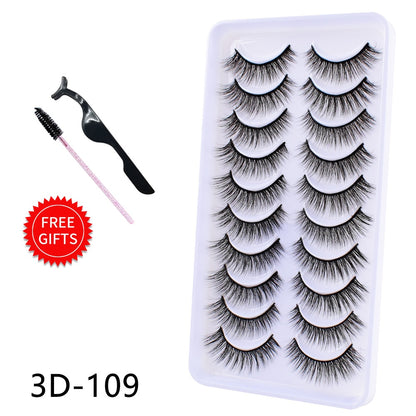 Beauty Natural False Eyelashes Dramatic 3D Mink Lashes