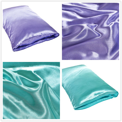 Queen Satin Silk Pillowcase Pillow Case Cover