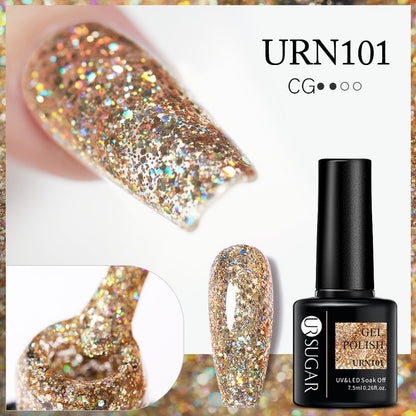 Beauty Glitter Gel Nail Polish Sparkly Sequins UV LED