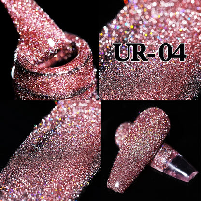 Beauty Sparkling Gel Nail Polish Reflective Glitter Nail Gel