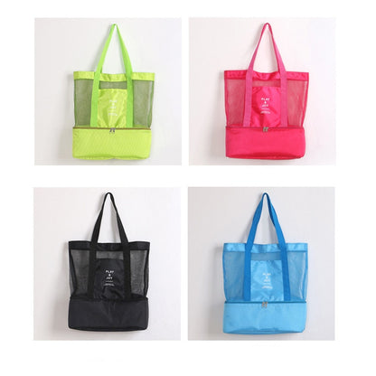 High Capacity Women Mesh Transparent Bag