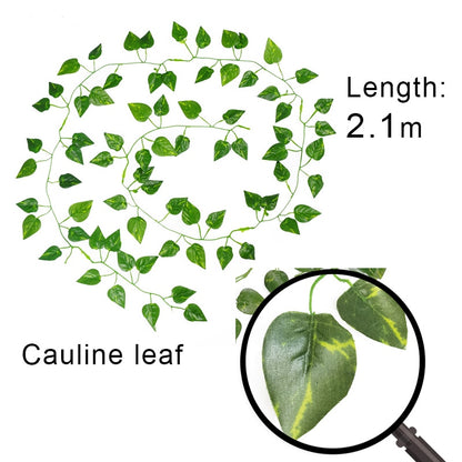 Artificial Vine Plants Hanging Ivy Green Leaves Garland