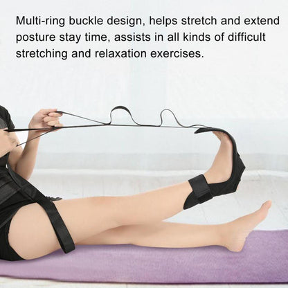 Leg Ankle Brace Support Training Stretching Belt Stroke Strap