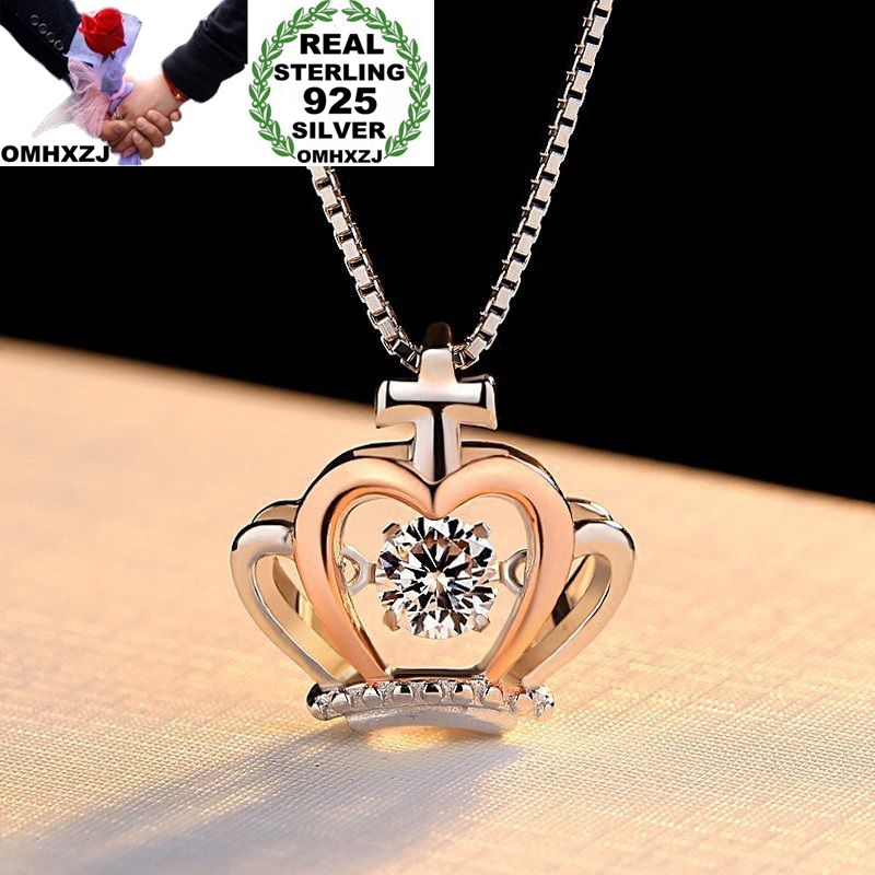 European Fashion S925 Sterling Silver Necklace Pendant