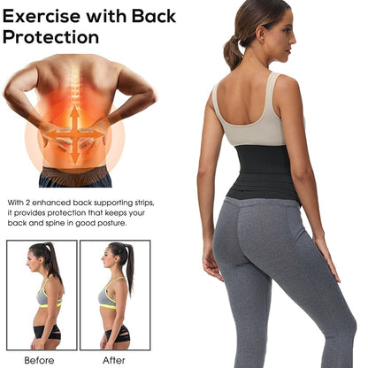 Invisible Wrap Waist Trainer Women Slimming Tummy Belt