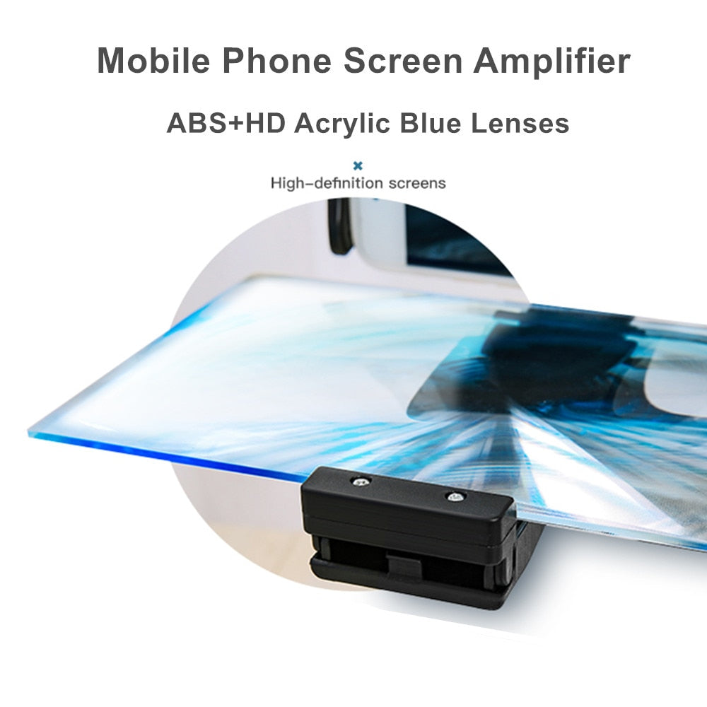 Mobile Phone Screen Amplifier Desktop Phone Holder