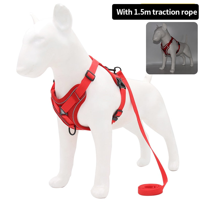 Vest-style dog harness small dog harness