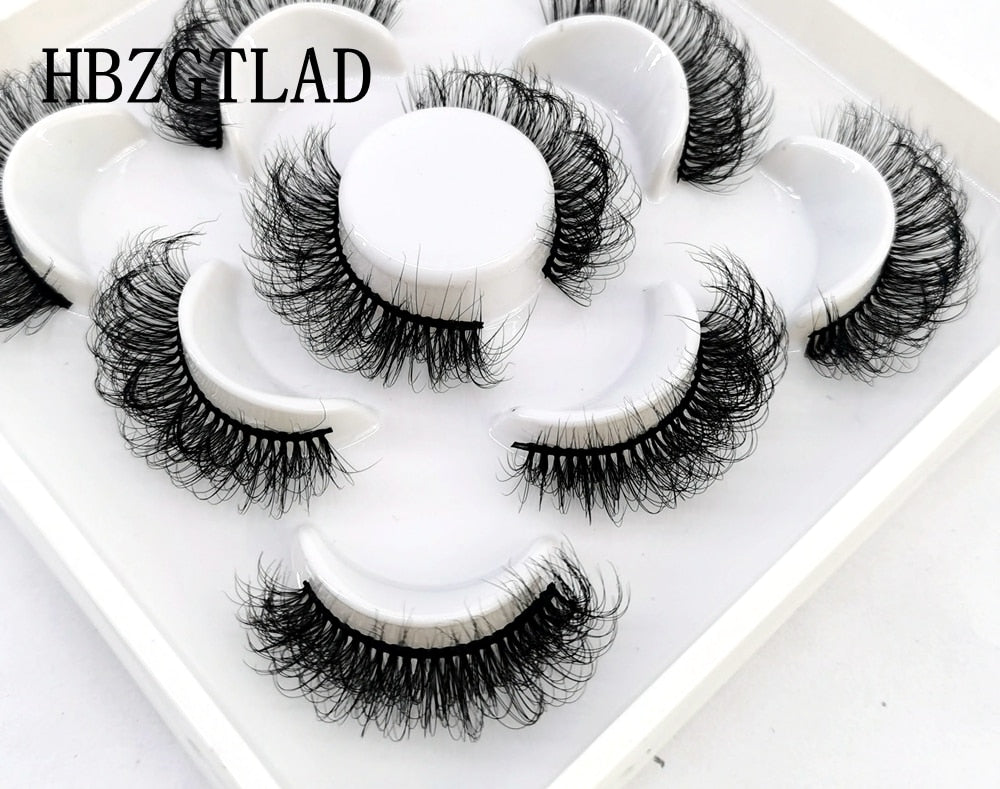 Beauty 3D Mink Lashes Bulk Faux with Custom Box Wispy