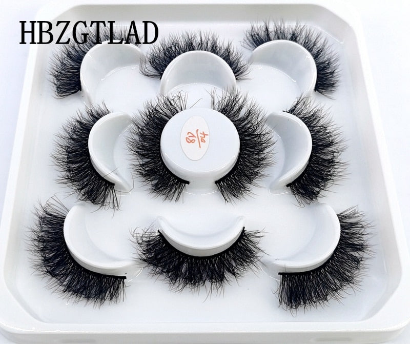 Beauty 3D Mink Lashes Bulk Faux with Custom Box Wispy