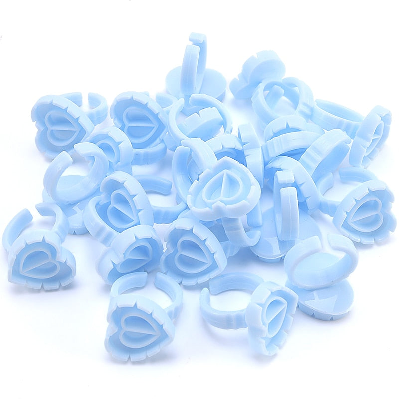 Beauty Disposable Eyelash Extension Glue Rings