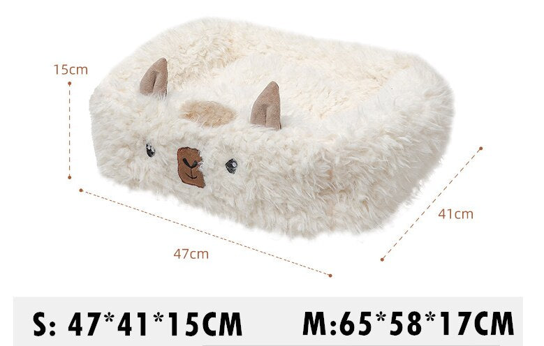 Super Soft Pet Bed Kennel Alpaca Series