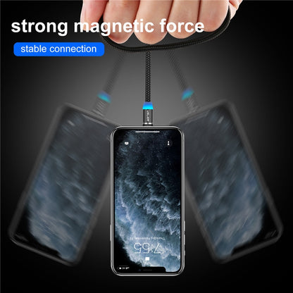 LED Magnetic USB Cable Fast Charging USB Type C Phone Cable