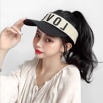 Hat Wig One Piece High Ponytail Short Curly Hair Set