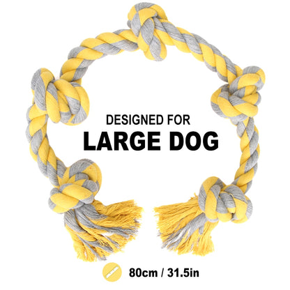 12  pieces Large Dog Toy Sets Chew Rope