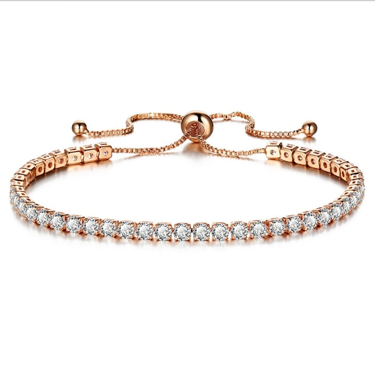 Luxury Cubic Zirconia Tennis Bracelets Iced Out