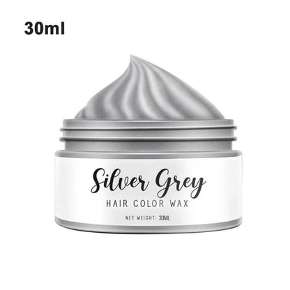 Beauty Smoky Gray Punk Style Light Silver Grey Grandma Gray Hair Dye