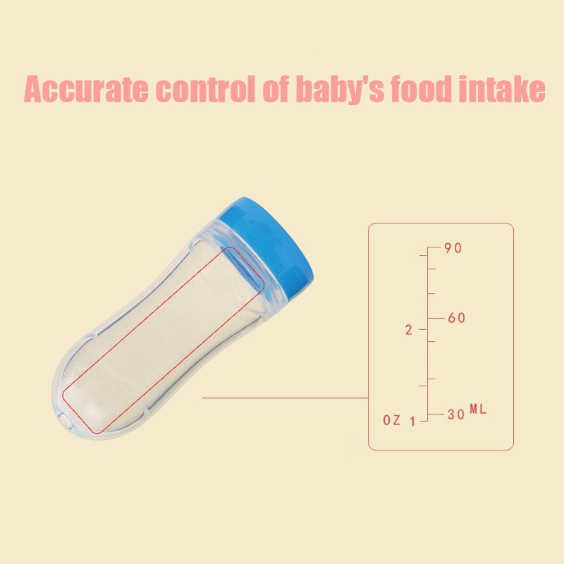 Baby Spoon Bottle Feeder Dropper Silicone Spoons for Feeding