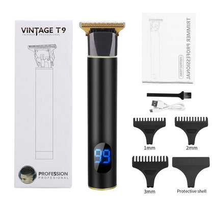 Professional Barber Hair Clipper Rechargeable Electric T-Outliner