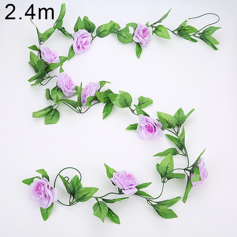 Artificial Vine Plants Hanging Ivy Green Leaves Garland