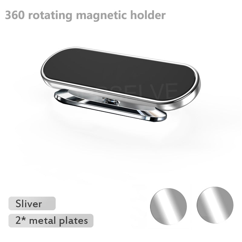Magnet Metal Car Holder For Phone Silicone Mobile Car Mount