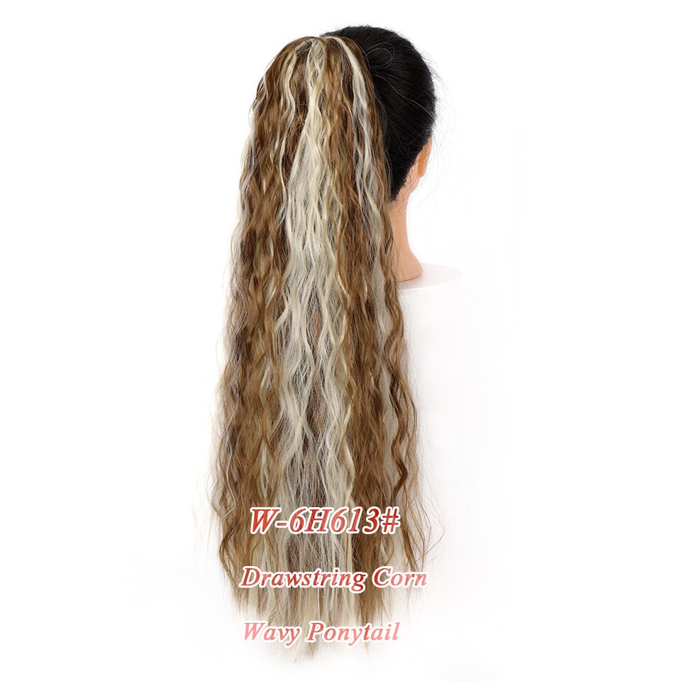 Beauty WTB Long Afro Kinky Curly Ponytail for Women