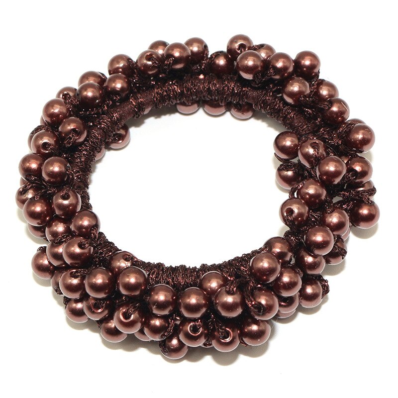 Woman Big Pearl Hair Ties Fashion Korean Style