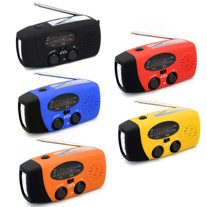 Multifunctional Hand Radio Solar Crank Dynamo