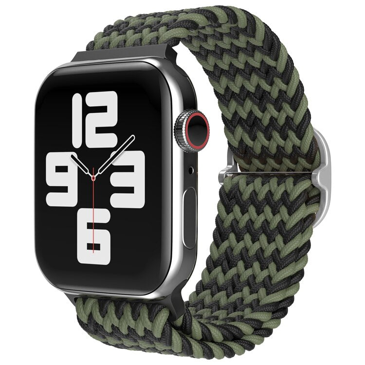 Nylon Braided Solo Loop Strap for Apple Watch Band