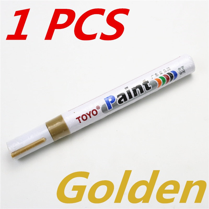 Colorful Marker Waterproof lasting White Markers tire tread rubber