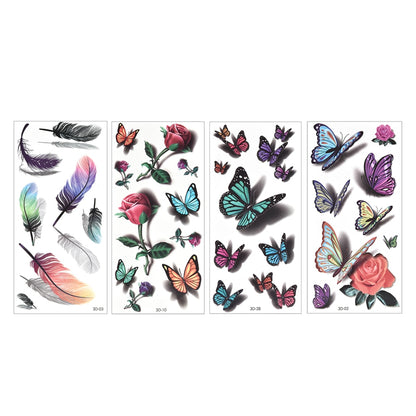 Temporary Tattoos Sticker for Women Body Art Tattoo Sticker 3D