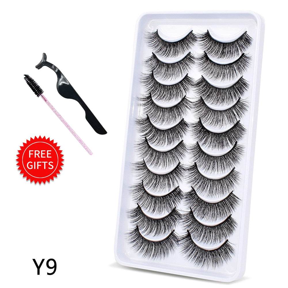 Beauty Natural False Eyelashes Dramatic 3D Mink Lashes