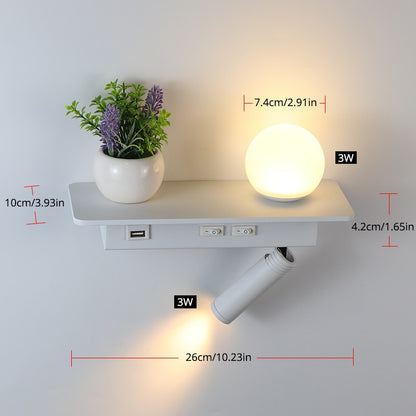 Bedroom Bedside LED Wall Light