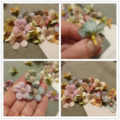 Multicolor Daisy Flower Head Mini Silk Artificial Flower