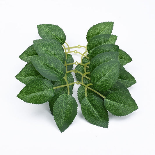 Silk Rose Leaves Christmas Decorations Artificial Plants