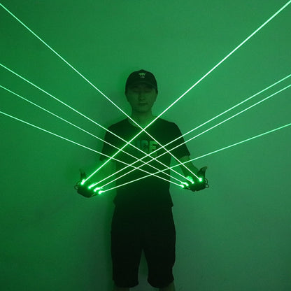 Green Laser Gloves Laser Beam Flash Finger