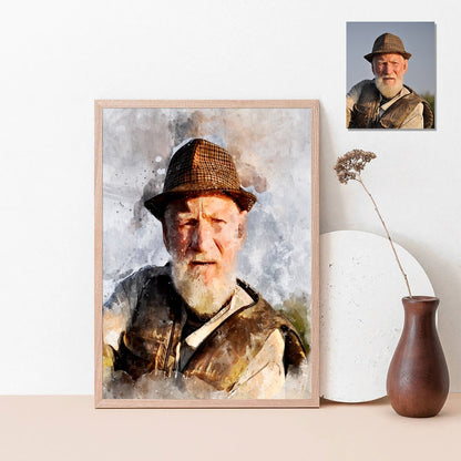 Personalized Custom Watercolor Painting From Your Photos