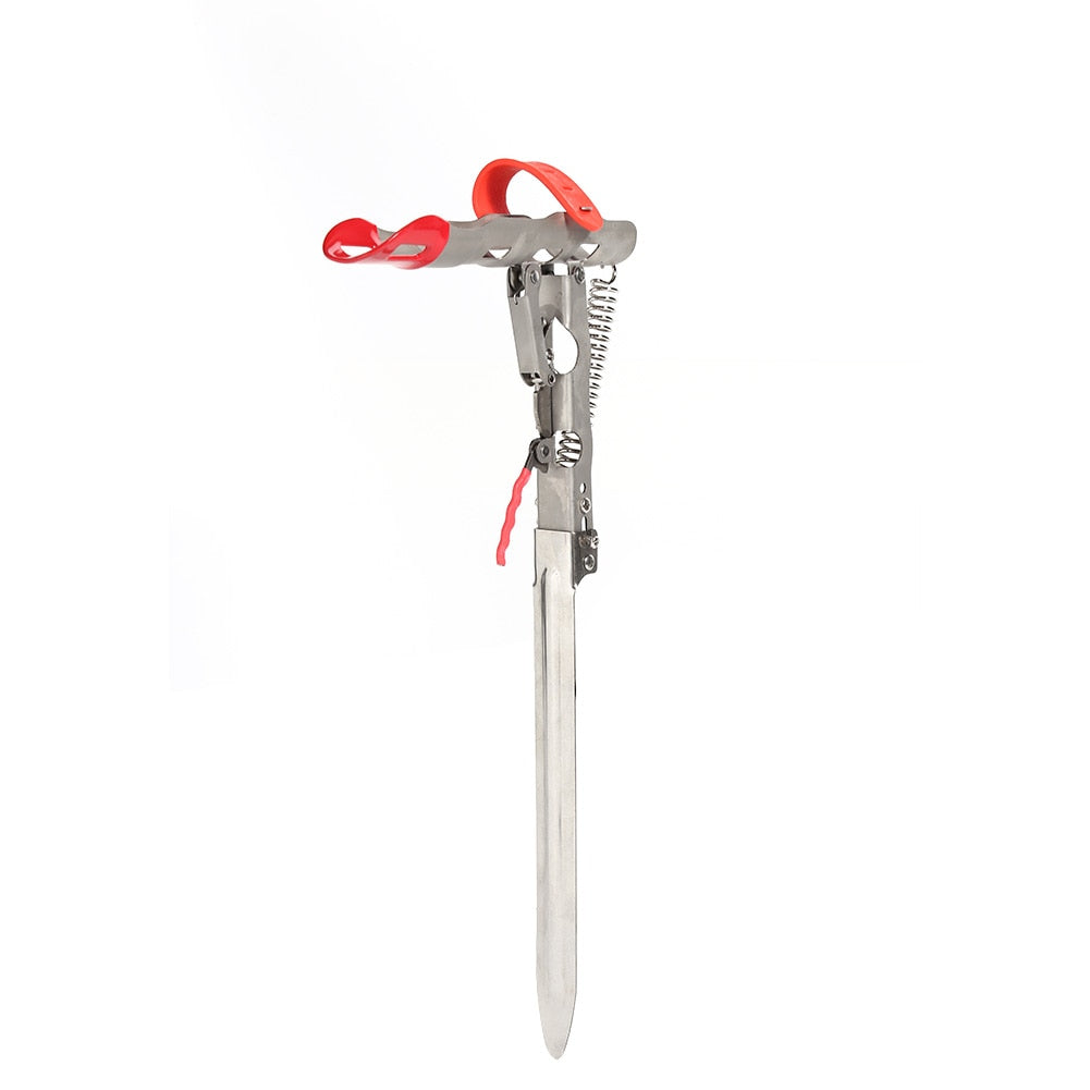 Foldable Automatic Double Spring Angle Fishing Pole Tackle