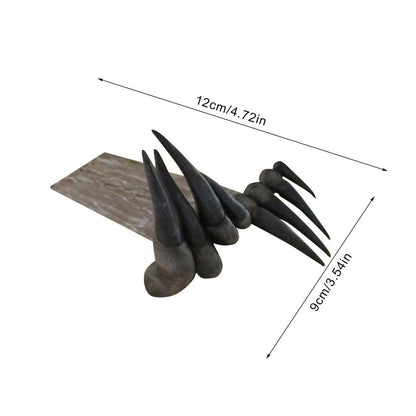 Resin Scary Monster Hand Of Spook Bookend