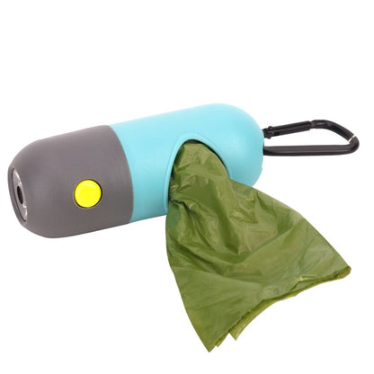 Degradable Dog Poop Bag Dispenser LED light Waste Bags