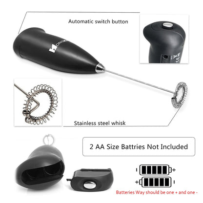 Milk Frother Handheld Foamer Coffee Maker Egg Beater
