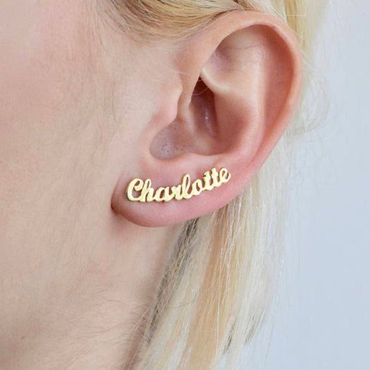 Custom Name Earrings Personalized Name