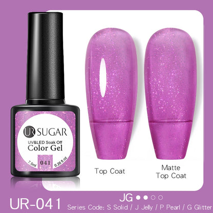 Beauty Sparkling Gel Nail Polish Reflective Glitter Nail Gel