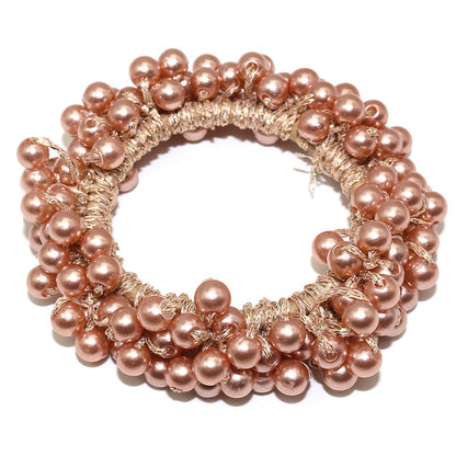 Woman Big Pearl Hair Ties Fashion Korean Style
