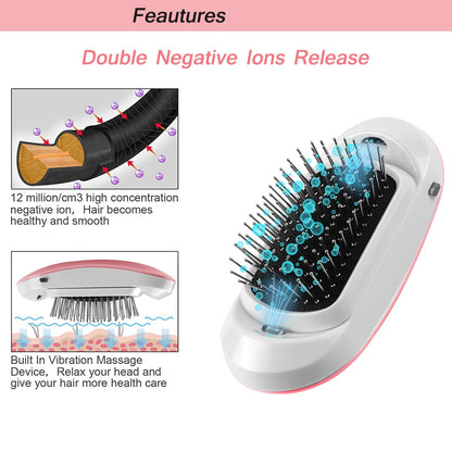 Beauty Hair Scalp Massage Comb Anti Frizz ionic Hair Brush