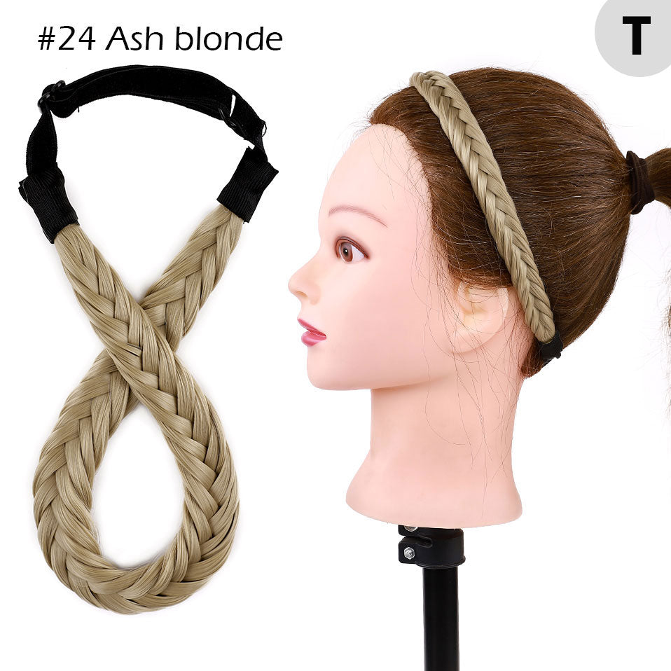 Fishbone Braids Twist Elastic Hair Headband