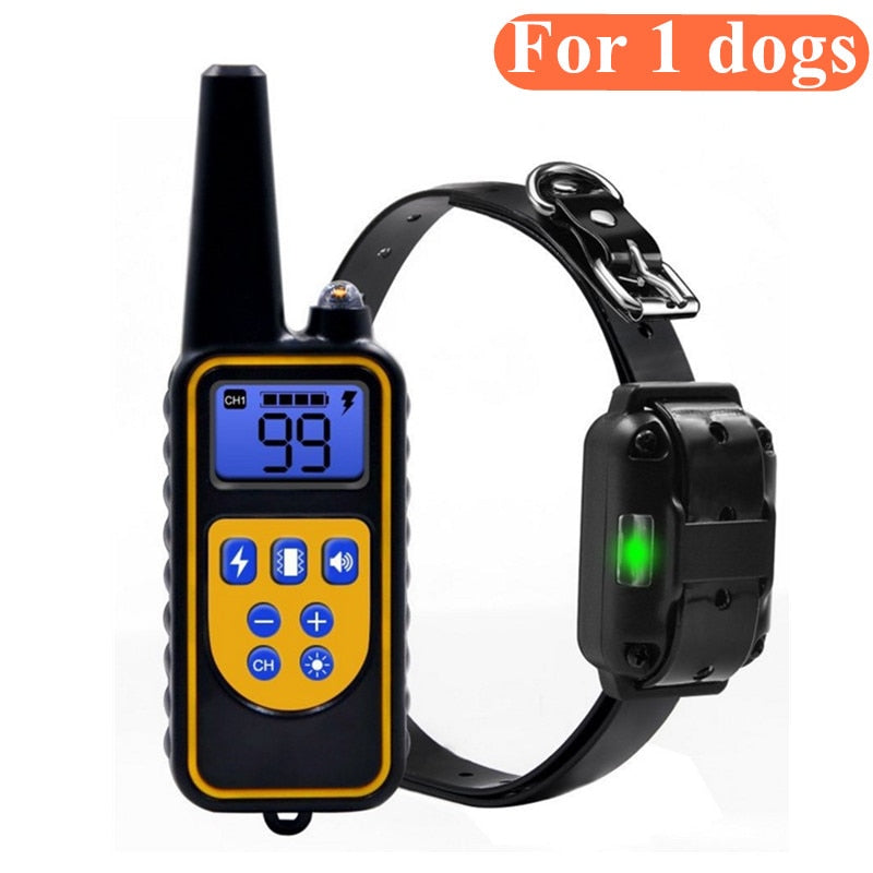 800m Electric Dog Training Collar Waterproof Pet Remote