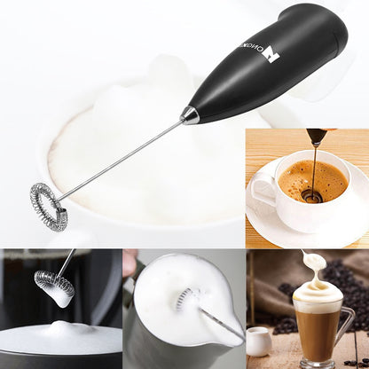 Milk Frother Handheld Foamer Coffee Maker Egg Beater