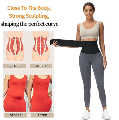 Invisible Wrap Waist Trainer Women Slimming Tummy Belt